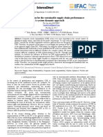 CSR Implementation For The Sustainable Supply Chain Performance A System Dynamic approach2019IFACPapersOnLineOpen Access