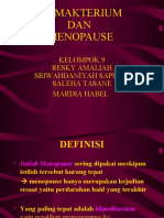 MENOPAUSE DAN KLIMAKTERIUM