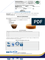 Ciencias Guia 4 MEZCLAS HOMOGENEAS