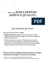 Kualitas Layanan