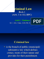 Criminal Law Notes (Book 1)