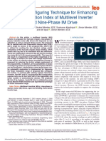 Phase Reconfiguring Technique For Enhancing The Modulation Index of Multilevel Inverter Fed Nine-Phase IM Drive