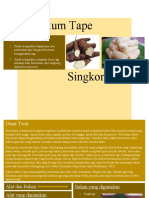 Praktikum Tape Singkong