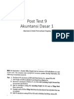 Post Test 9 Akuntansi Dasar 1