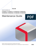 Maintenance Manual Imagerunner - c5051