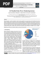 Iot Enabled Solar Power Monitoring System: International Journal of Engineering & Technology