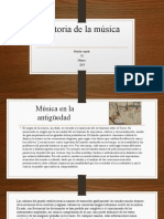 Historia de La Música