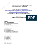 Full Solution Manual Assembly Language For x86 Processors 7th Edition by Kip R Irvine SLP1044