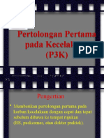 Pertolongan Pertama Pada Kecelakaan (P3K)