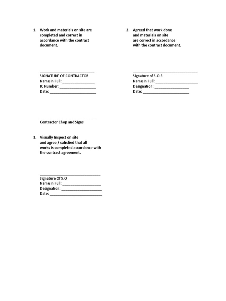 Work Done and Materials | PDF | Finance & Money Management | Law