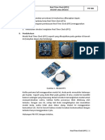 Real Time Clock (RTC) DS1307 Atau DS3231 I. Tujuan: Praktik Sensor & Transduser PST 006