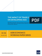 The Impact of Trade Conflict On Developing Asia (EWP 566)