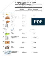 Mid Test Grade 1 Semester 2