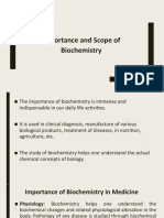 Importance of Biochem