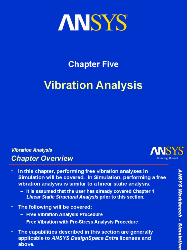 Free Vibration Analysis in ANSYS | PDF | Computer Simulation