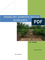 Financing Domestic Biogas in Rwanda