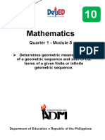 Math 10 Module - Q1, WK 5