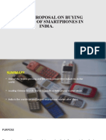 Resarch Proposal On Buying Behaviors of Smartphones in India