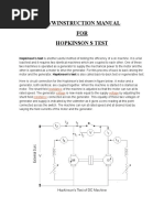 3wwinstruction Manual FOR Hopkinson S Test