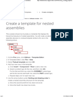 Create A Template For Nested Assemblies: Templates and Re Templates