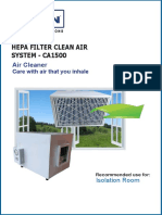 Brosur Clean Air System CA1500