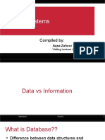 Database Systems: Compiled by