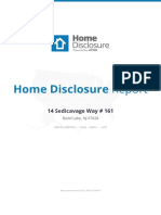 Home Disclosure Report Summary for 14 Sedicavage Way #161