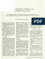 Finite Element Analysis of Weldedstructures