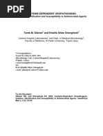 Download CYSTEINE-DEPENDENT UROPATHOGENS Isolation Identification and Susceptibility to Antimicrobial Agents by Khalifa Sifaw Ghenghesh SN50354774 doc pdf