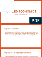 Lesson 2 - Applied Economics