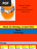 Bahasa Inggris Bisnis: English For Business