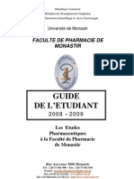 Faculté de pharmacie de Monastir -  Guide