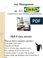 Operation Management: Case Study: IKEA