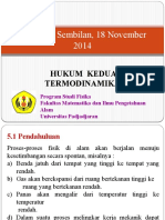 Kuliah Ke 8. Hukum Termo Kedua