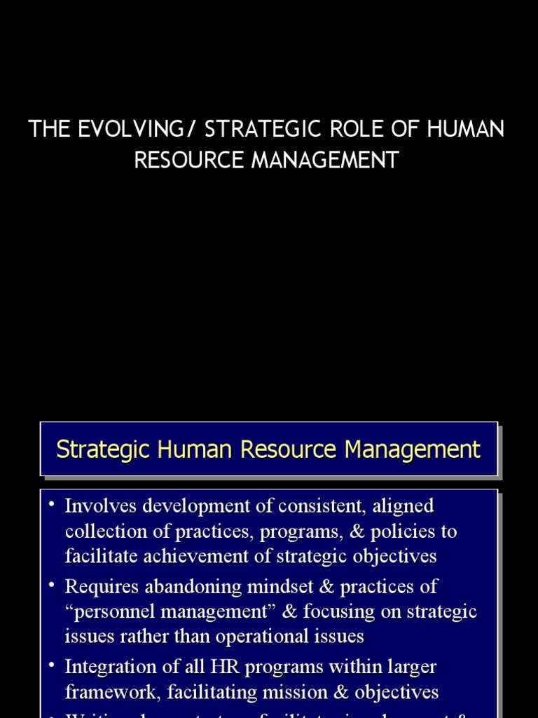 Jeffrey A. Mello 4e - Chapter 4 - The Evolving or Strategic Role of ...