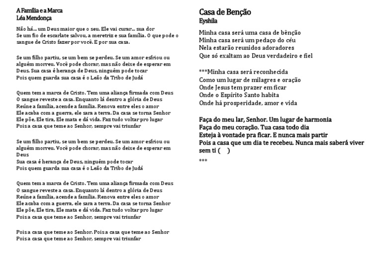 A Família e A Marca Hino | PDF | Amor | Jesus