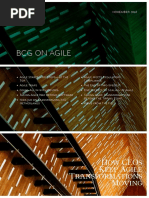 BCG On Agile: How Ceos Keep Agile Transformations Moving