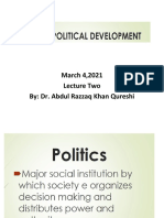 March 4,2021 Lecture Two By: Dr. Abdul Razzaq Khan Qureshi