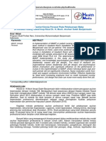 Analisis Multivariat Kinerja Perawat Pada Pelaksanaan Makp Di Instalasi Ruang Rawat Inap Rsud Dr. H. Moch. Anshari Saleh Banjarmasin