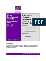 Paper - Agricultural Research, Technology and Nutrition in Sub-Saharan Africa (Gaiha, 2018)