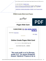 FREE Create Web Card Pages