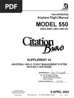 MODEL 550: Airplane Flight Manual