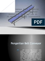 Perancangan Belt Conveyor Pengangkut Arang Dengan Kapasitas 3000