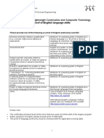 Master's Program Lightweight Construction and Composite Technology