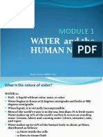 Module 1 - Water & Human Needs