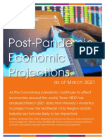 Economic Projections As of March 31,2021 FINAL