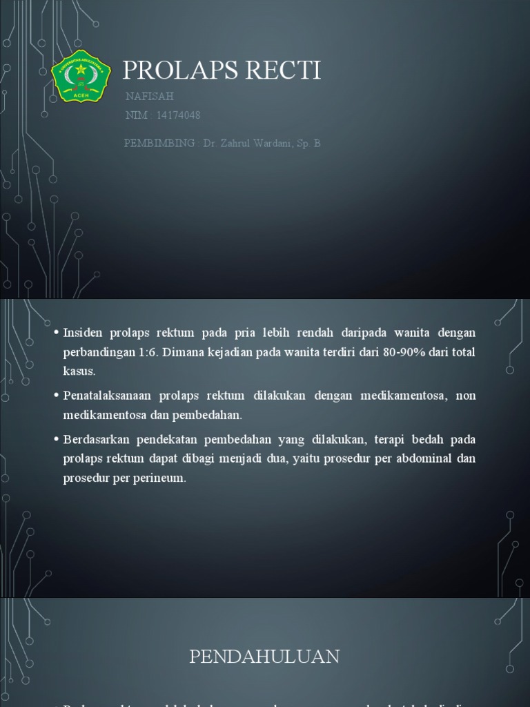Prolaps Rektum | PDF