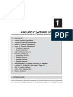 Aims and Functions of Finance