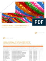 2009 Journal Citation Reports - New Titles With First Journal Impact Factor