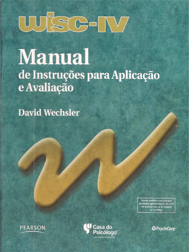 Wisc IV - Manual de Aplicação | PDF